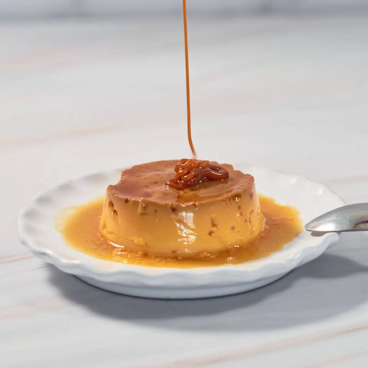 High Protein Mexican caramel flan dessert recipe