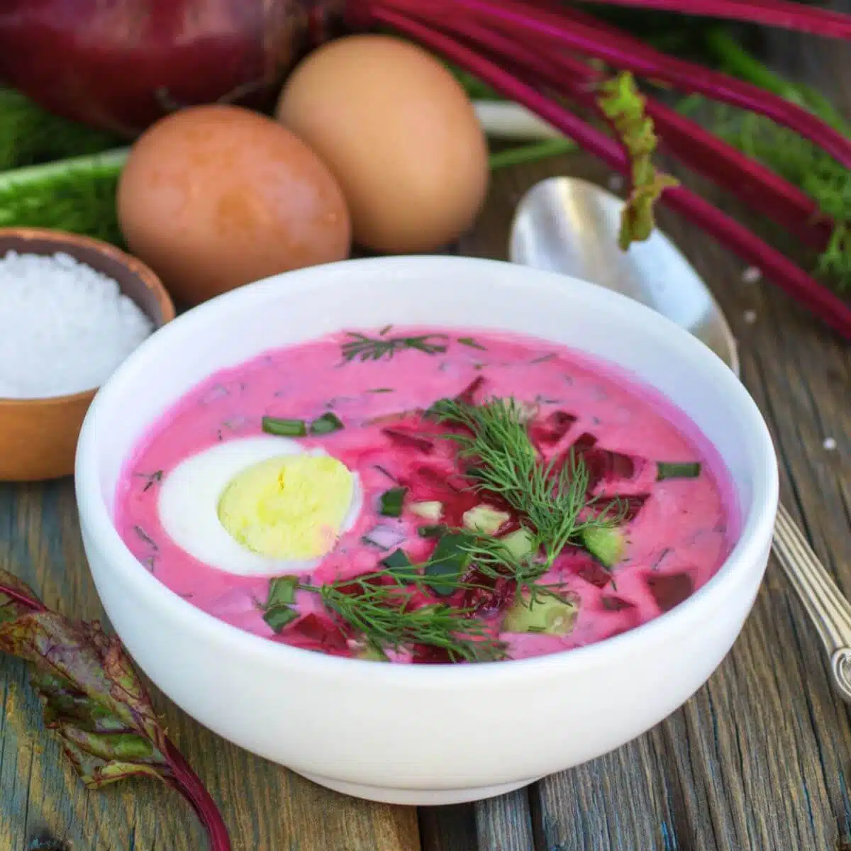 Instructions for beet soup.