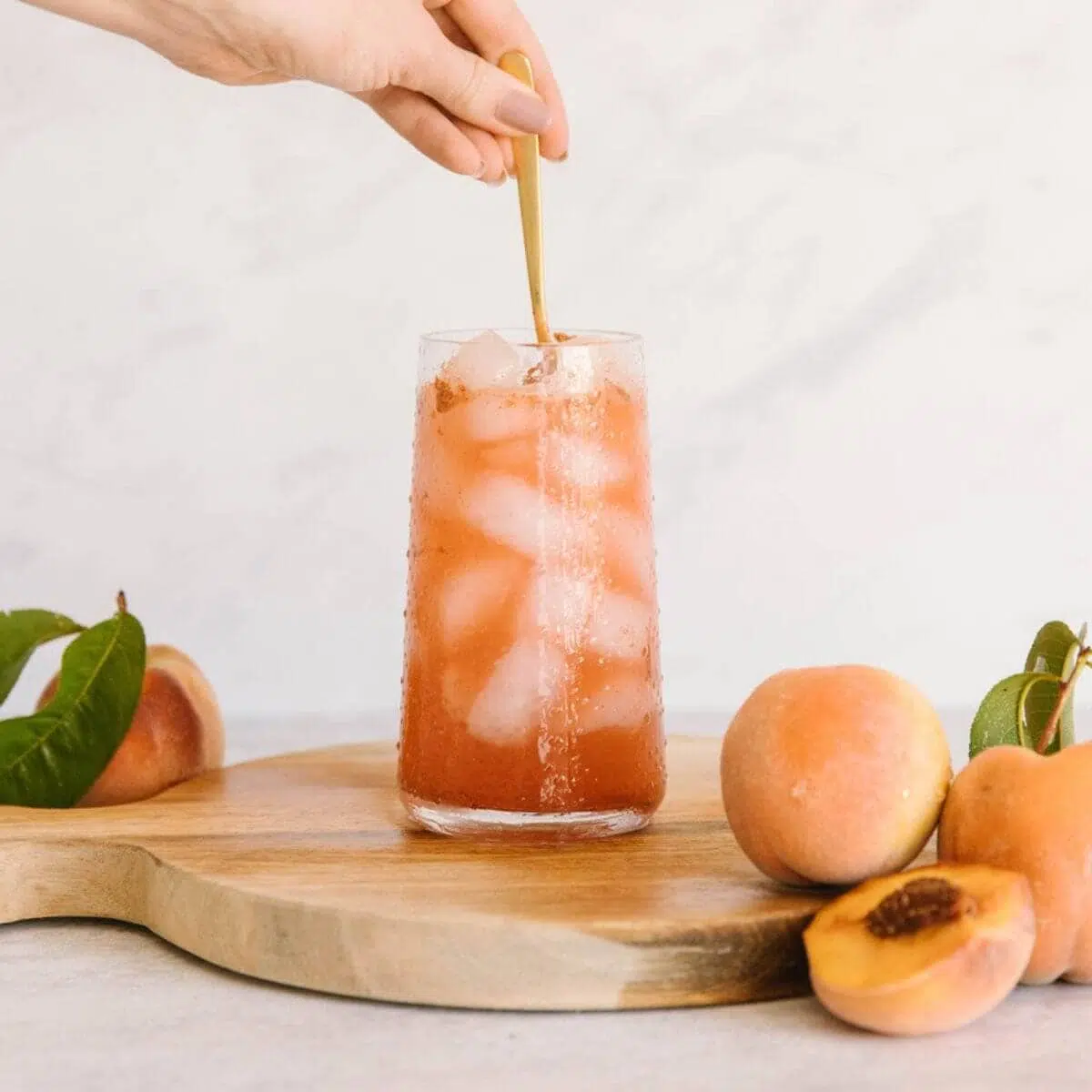 Peach Summer Mocktail Recipe