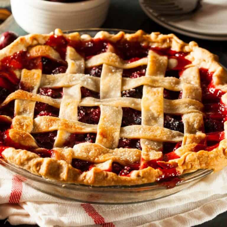 How To Make A Homemade Healthy, Sweet Simple Cherry Pie Recipe