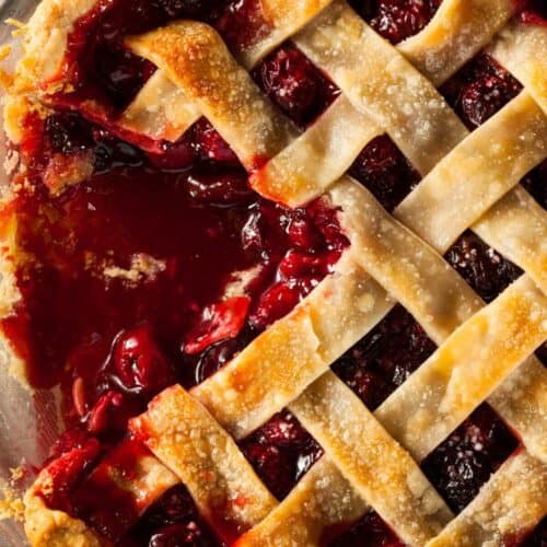 How To Make A Homemade Healthy, Sweet Simple Cherry Pie Recipe