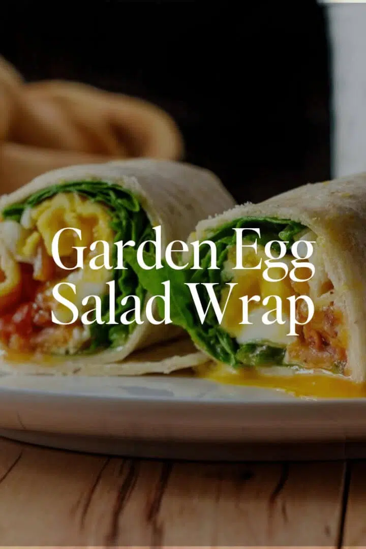 garden egg salad wrap