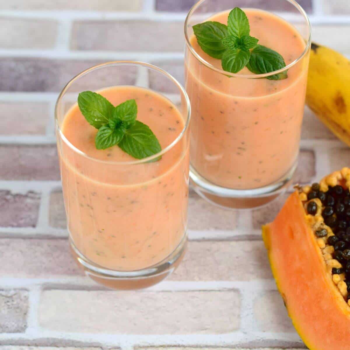 papaya smoothie for constipation