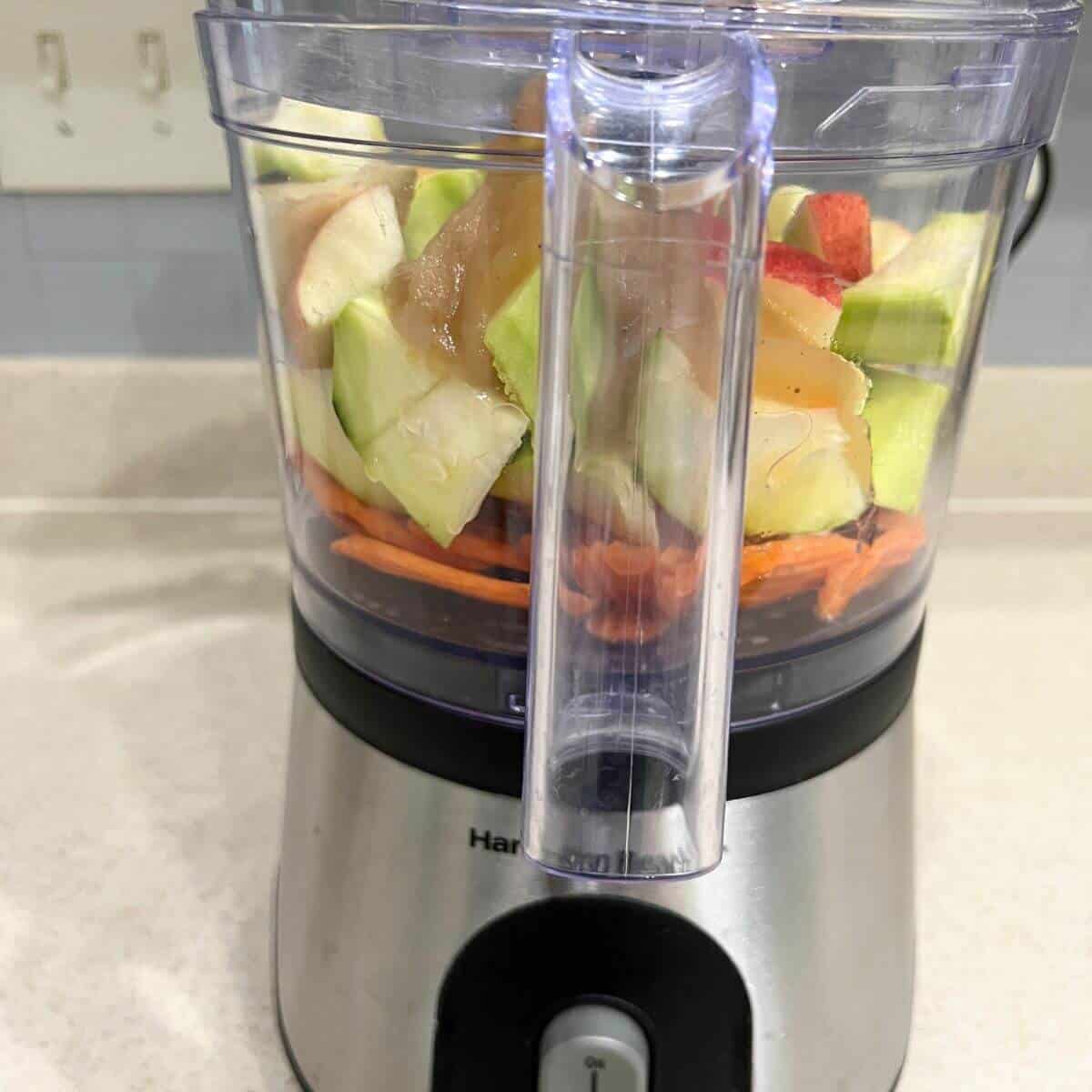 process the fruits and vegetables