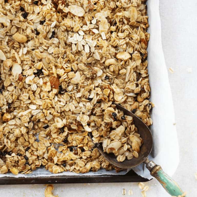 French vanilla almond granola