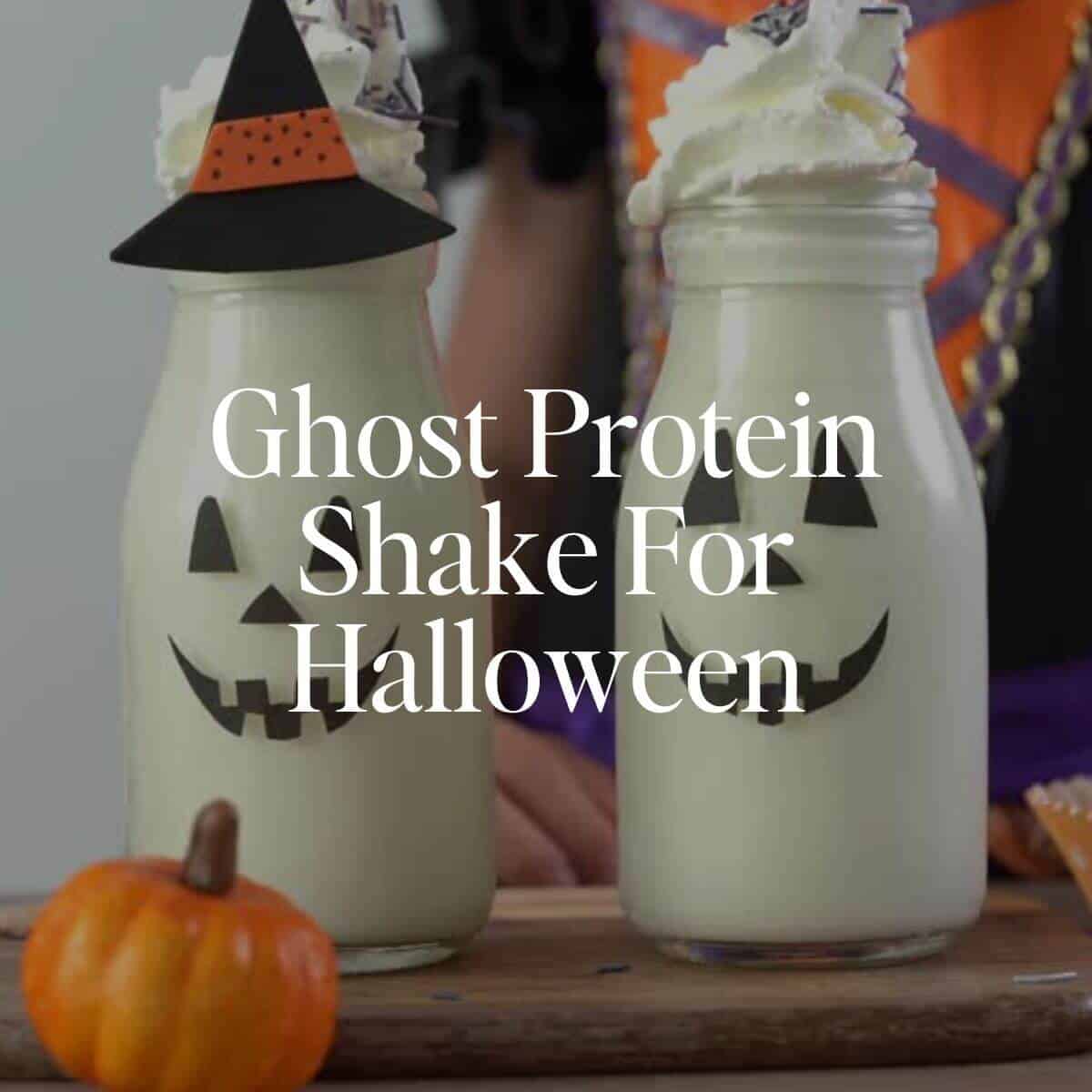 Ghost Protein Shake For Halloween