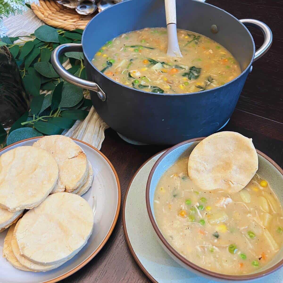 chicken pot pie soup