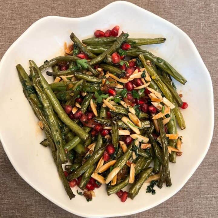 balsamic glazed green beans