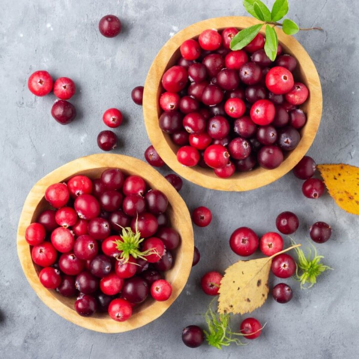 the cranberry nutrients in this bowl of goodness is astounding