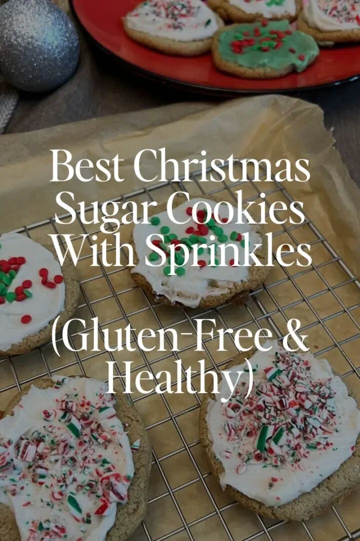 Best Christmas Sugar Cookies With Sprinkles (Gluten-Free & Healthy)