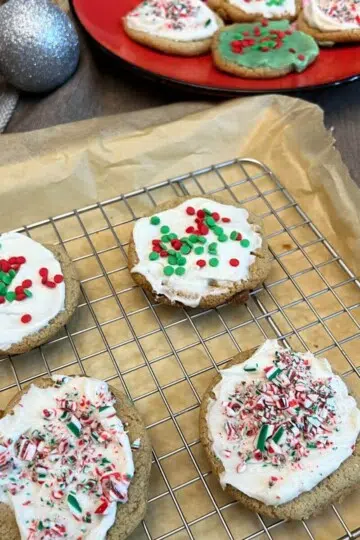 Best Christmas Sugar Cookies With Sprinkles (Gluten-Free & Healthy)