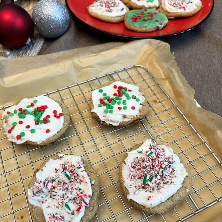 Best Christmas Sugar Cookies With Sprinkles (Gluten-Free & Healthy)