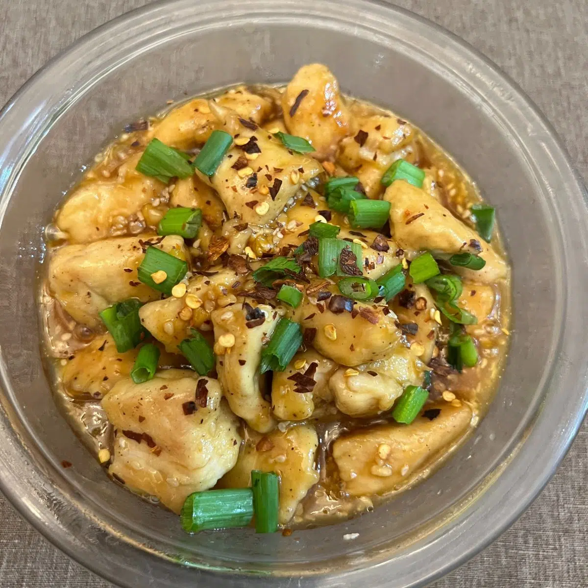 Garnish with extra sesame seeds and sliced green onions