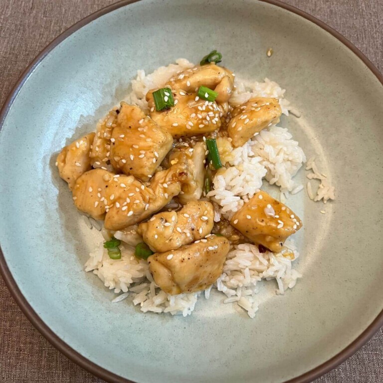 healthy honey sesame chicken