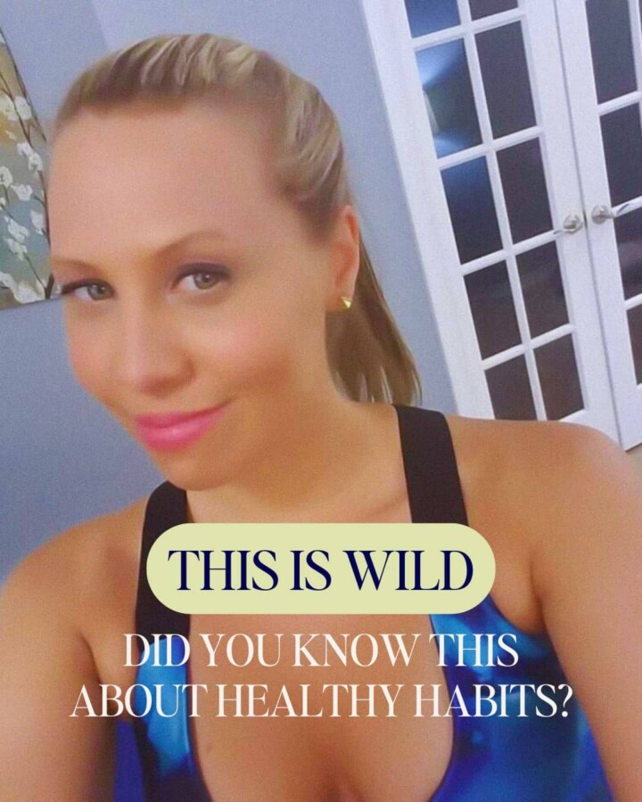this is wild, did you know this about healthy habits?