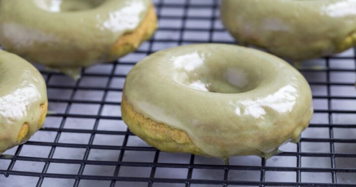 Gut-Friendly Matcha Donuts Recipe With Citrus Glaze