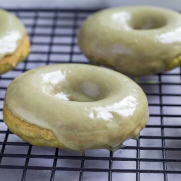 Gut-Friendly Matcha Donuts Recipe With Citrus Glaze