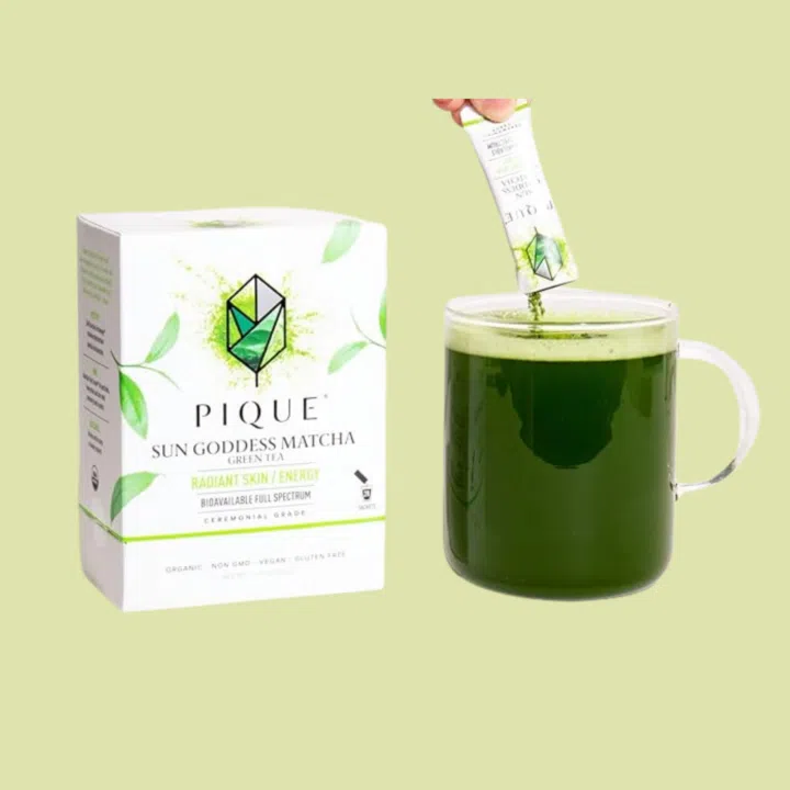 Pique Sun Goddess matcha green tea powder