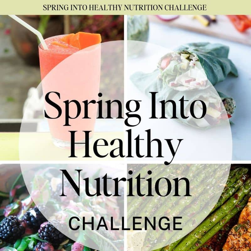 spring into healthy nutrition challenge