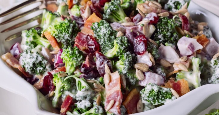Healthy Homemade Broccoli Salad (Gut-Friendly & Protein-Packed)