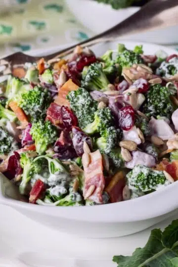 Healthy Homemade Broccoli Salad (Gut-Friendly & Protein-Packed)