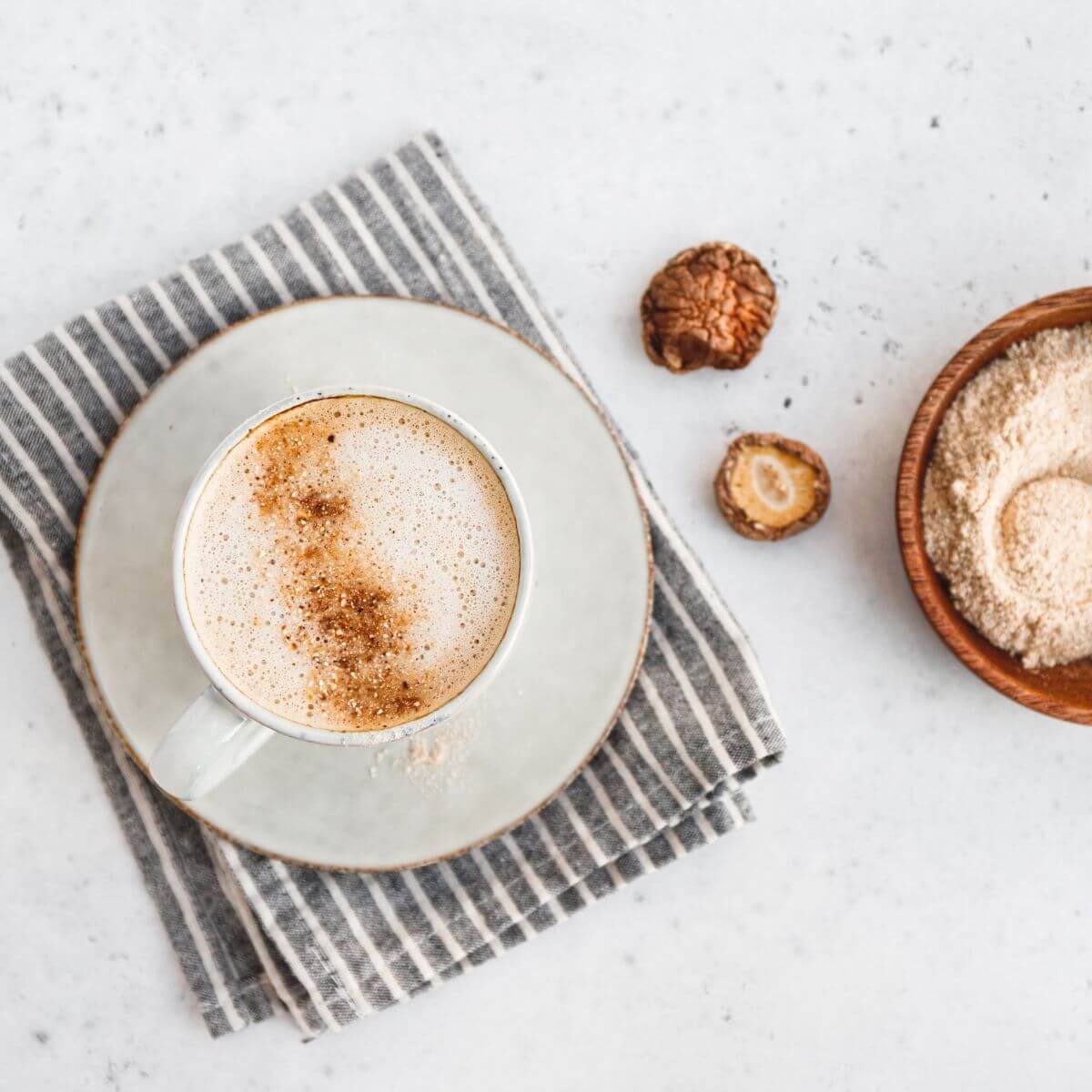 adaptogenic mushroom latte