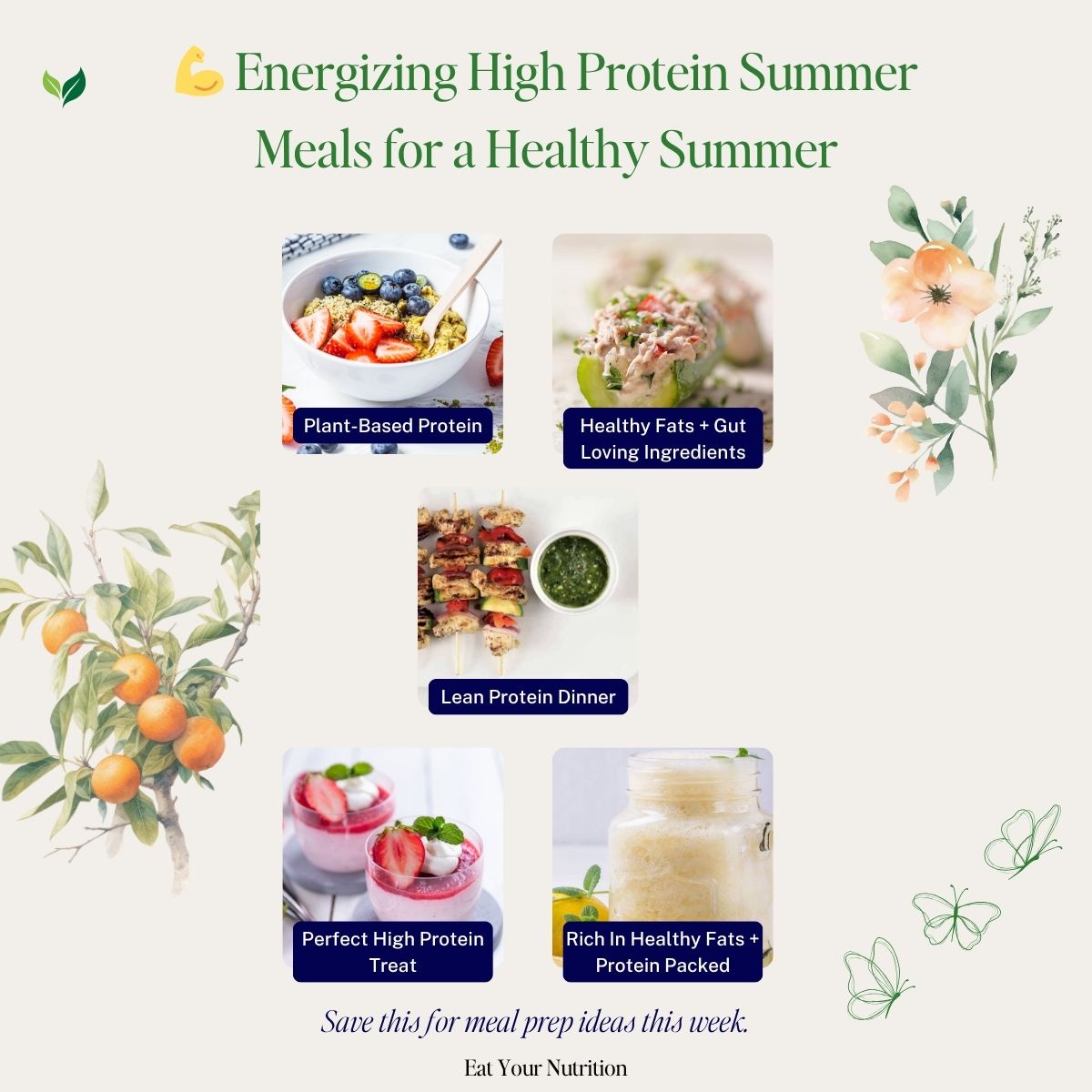 💪 Energizing High Protein Summer Meals for a Healthy Summer
