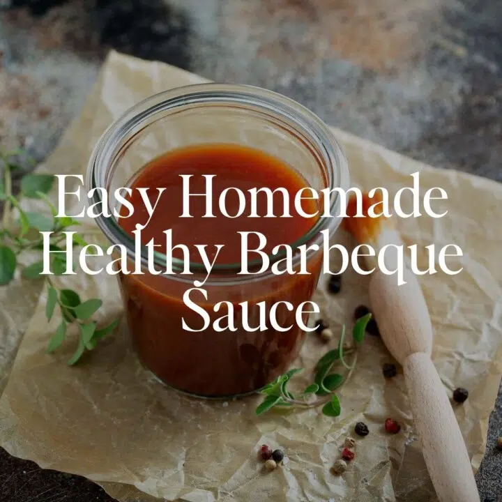 easy homemade healthy barbeque sauce