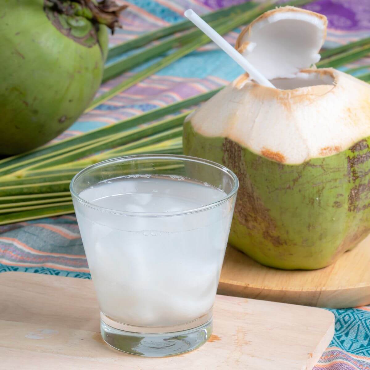 Coconut water electrolyte drink gut friendly