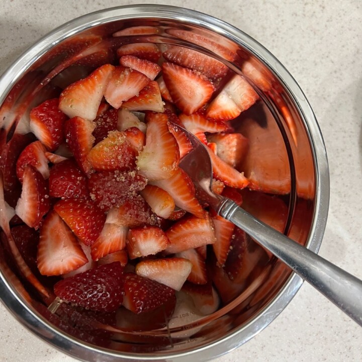 Ingredients For Baked Strawberry Shortcake
