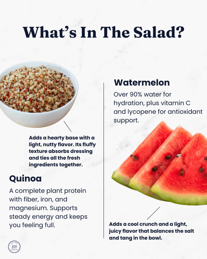 what's in this watermelon salad?