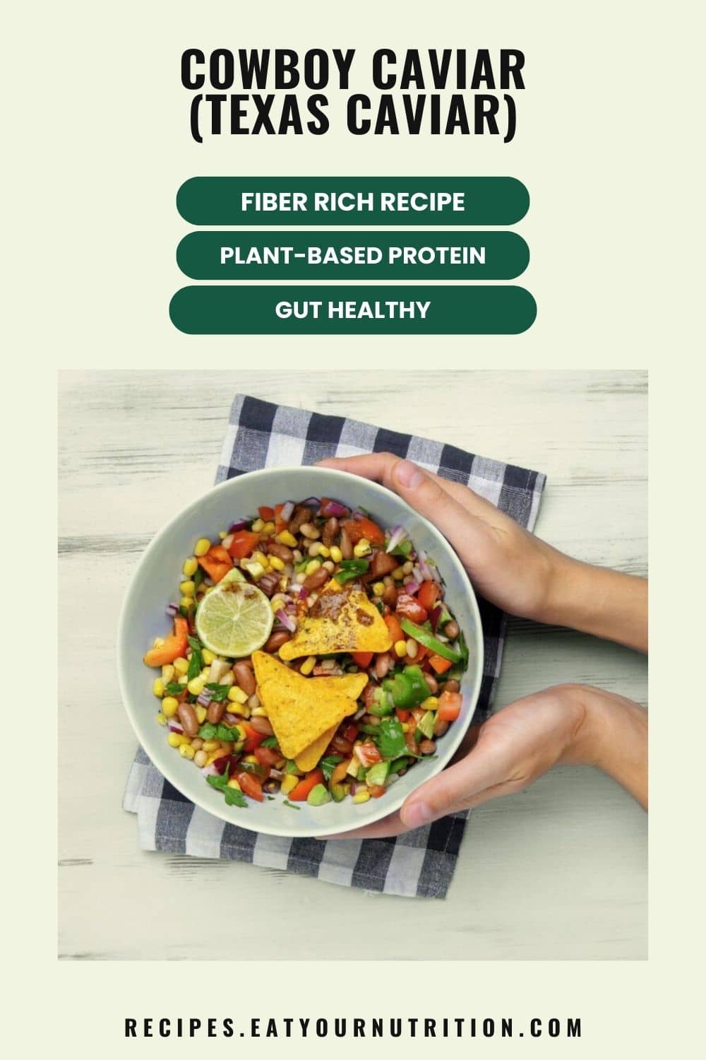 Cowboy Caviar (Texas Caviar) – A Gut-Healthy Veggie Bean Dip