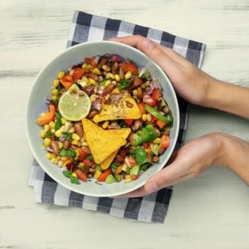Cowboy caviar texas caviar a gut healthy veggie bean dip