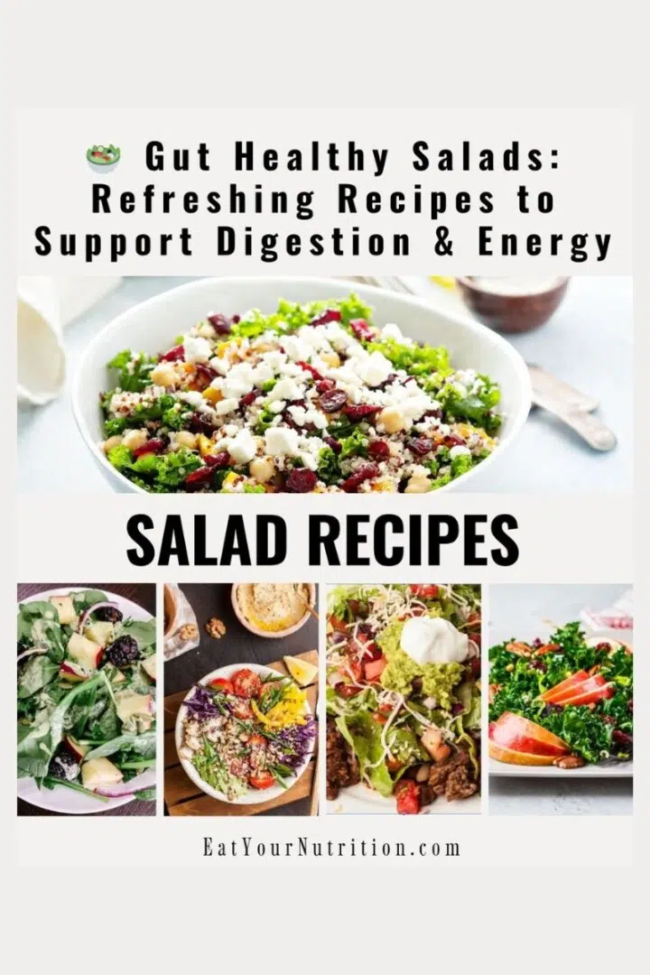 🥗 Gut Healthy Salads: Refreshing Recipes to Support Digestion & Energy