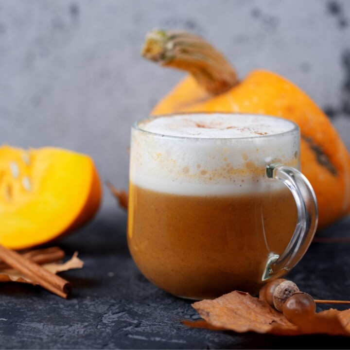 skin boosting pumpkin spice latte