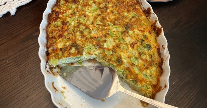 Broccoli Potato Crusted Quiche - A Delicious Twist