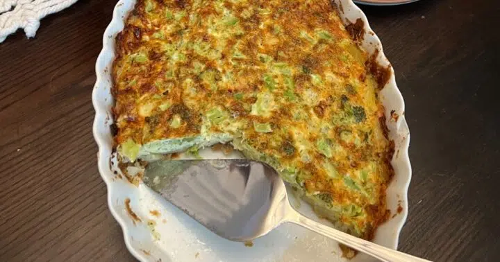 Broccoli Potato Crusted Quiche - A Delicious Twist