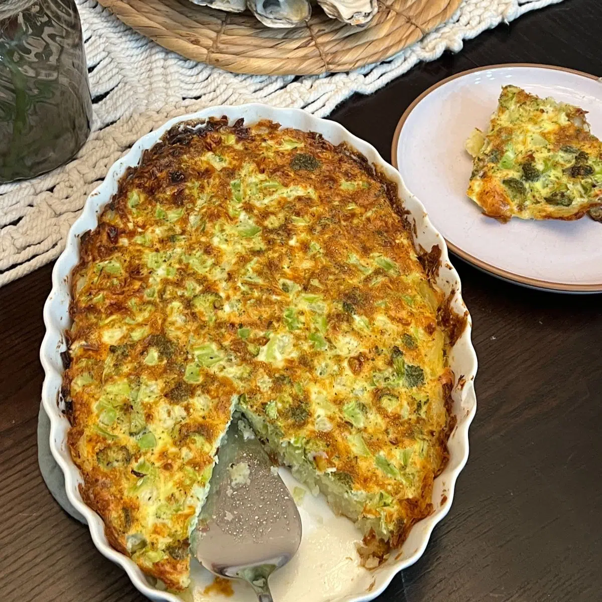 crusted quiche
