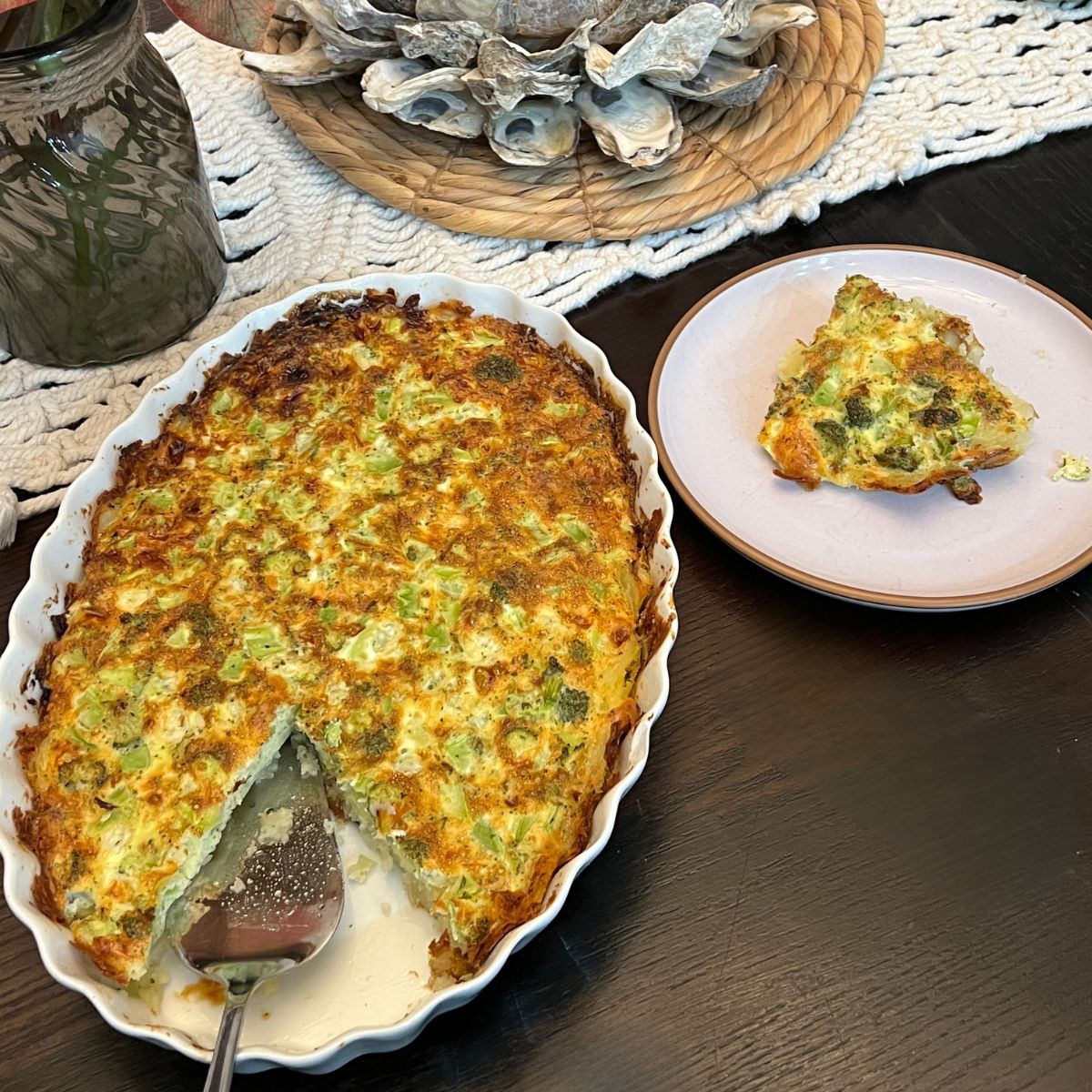 potato crusted quiche recipe