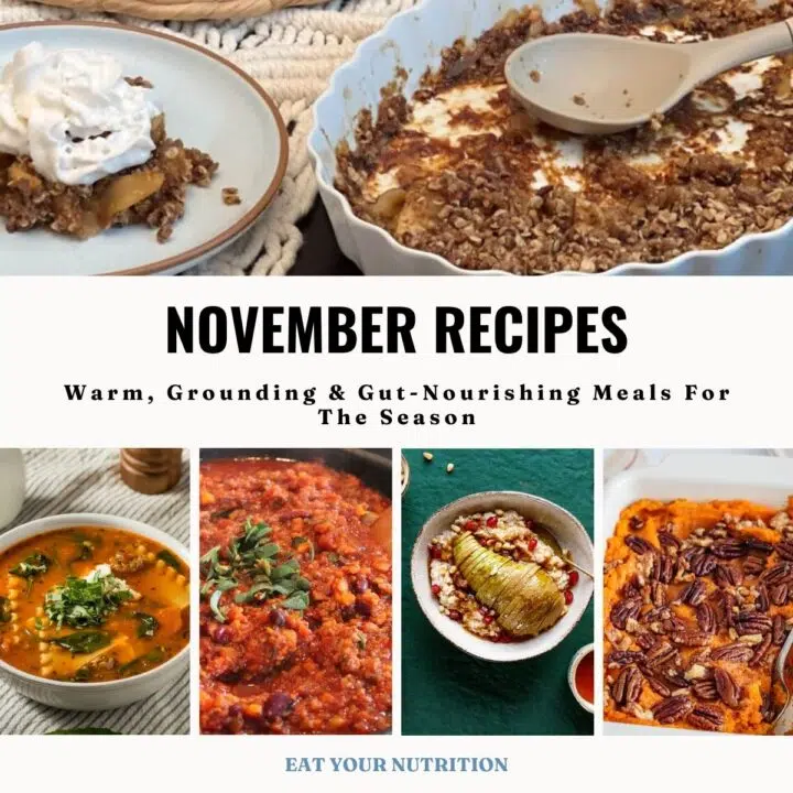 15 Easy Healthy November Recipes For Gut Health