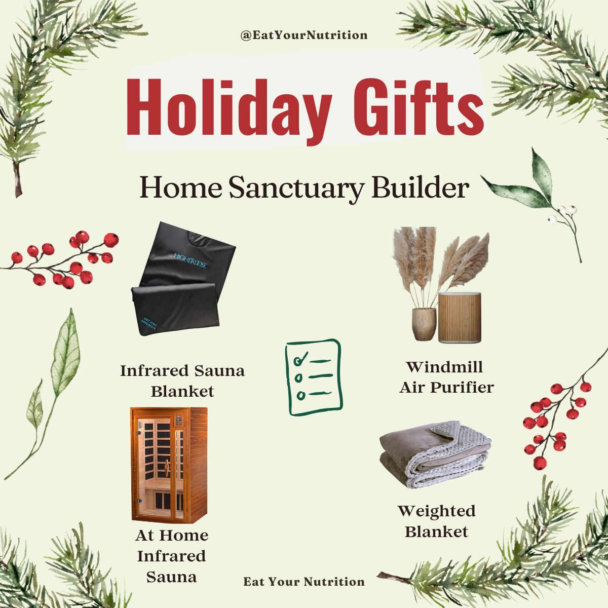 holiday gifts, home sanctuary builder