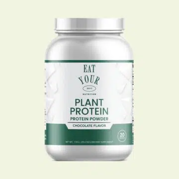 chocolate plant based protein powder