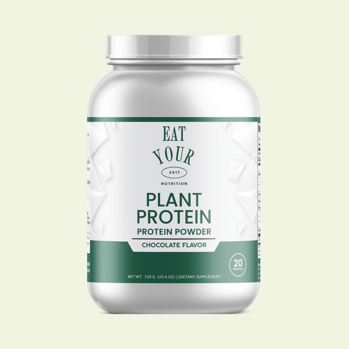 chocolate plant based protein powder