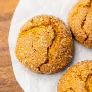 chewy ginger molasses cookies