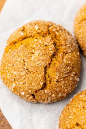 chewy ginger molasses cookies
