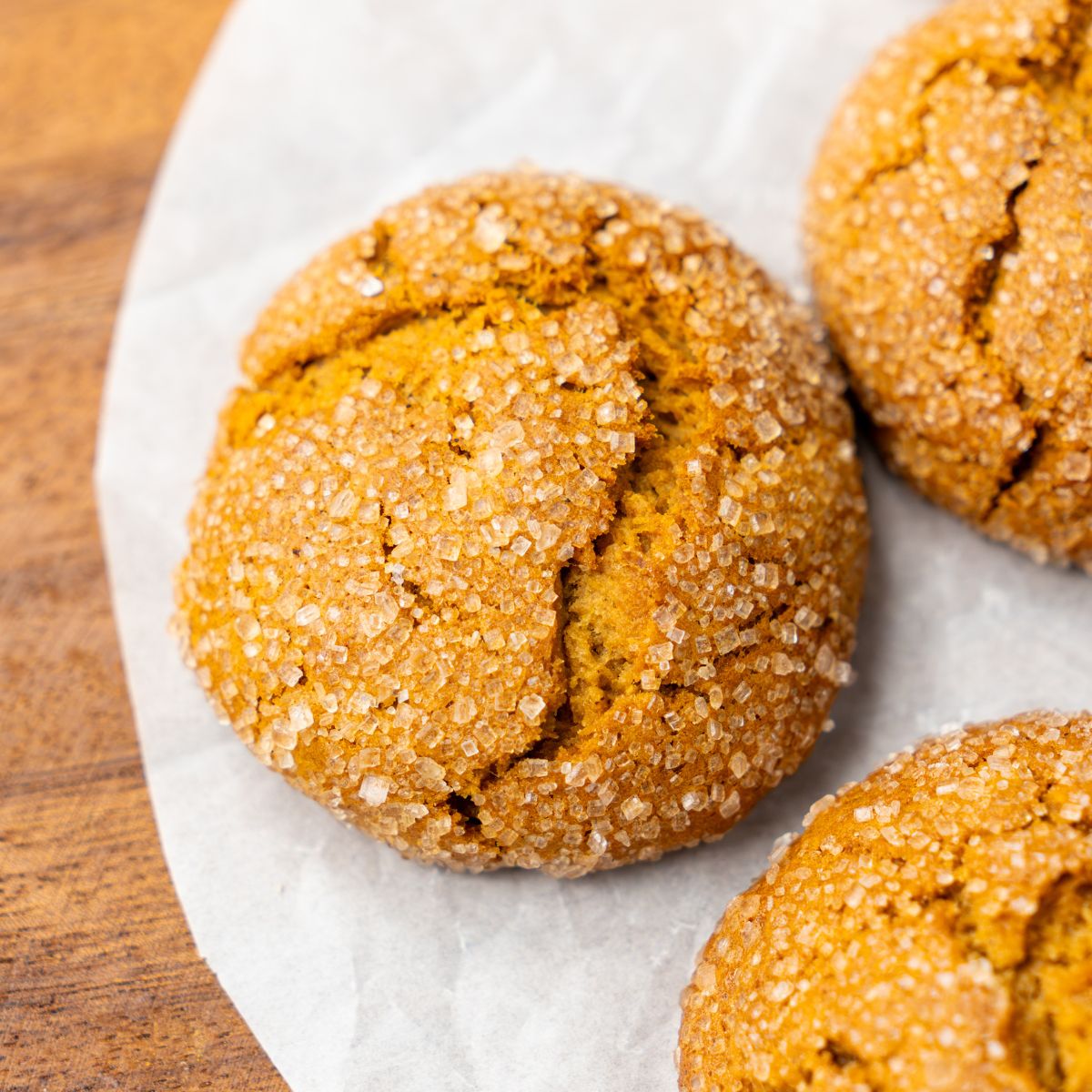 chewy ginger molasses cookies