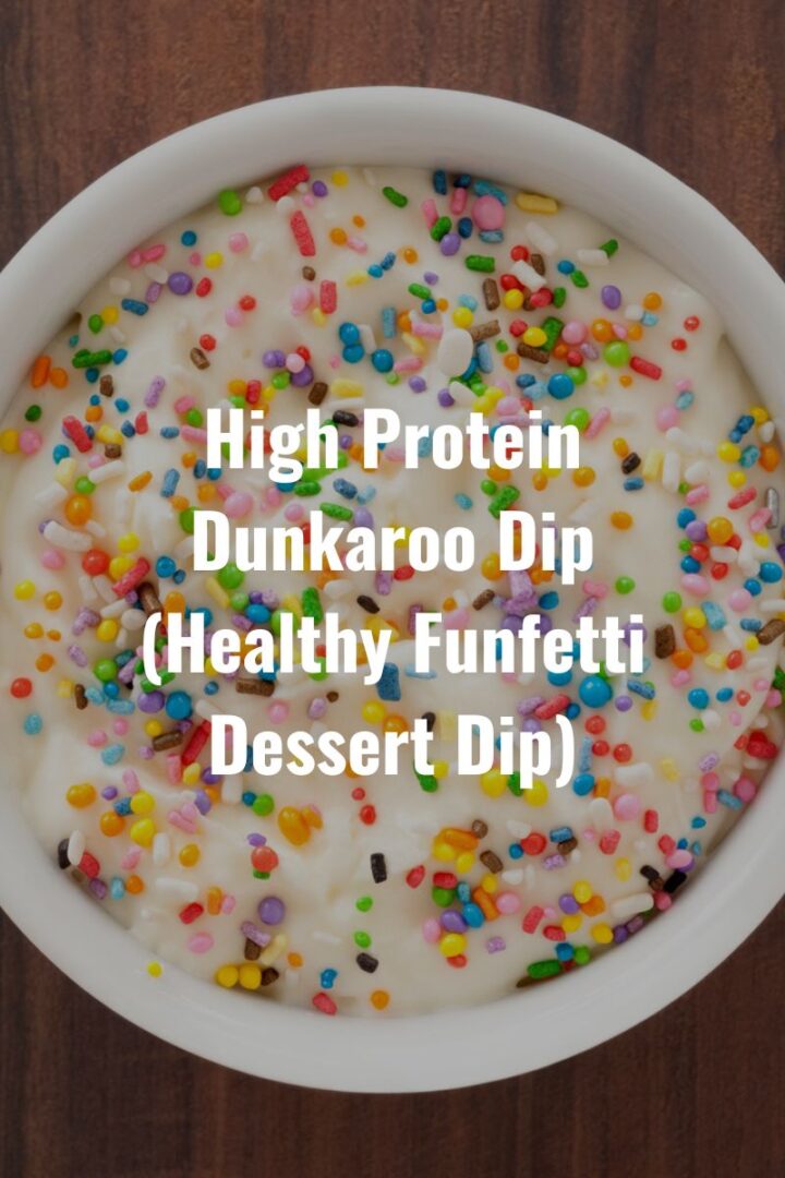 High Protein Dunkaroo Dip (Healthy Funfetti Dessert Dip)