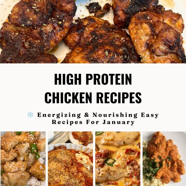 January High Protein Chicken Recipes For Energy, Balance & Strength 1200