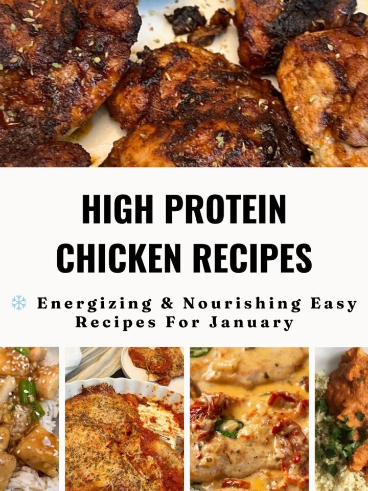 January High Protein Chicken Recipes For Energy, Balance & Strength 1200