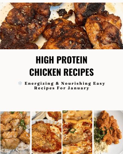 January High Protein Chicken Recipes For Energy, Balance & Strength 1200 (Instagram Post (4:5))